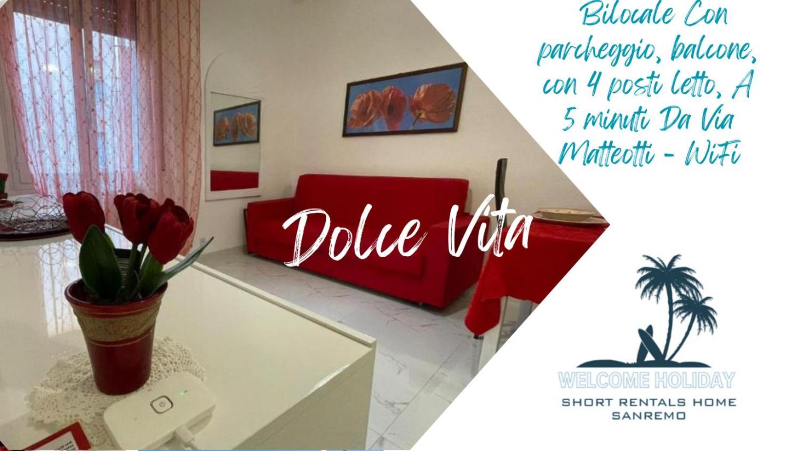 Wh - Dolce Vita - Bilocale - 5 Minuti Dal Centro - Parcheggio Gratuito - Wifi Санремо Екстер'єр фото